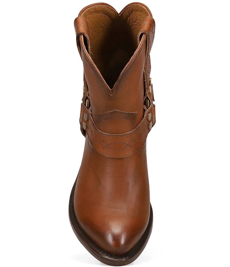 Frye Billy Leather O-Ring Harness Hardware Short Booties