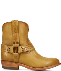 Frye Billy Leather O-Ring Harness Hardware Short Booties