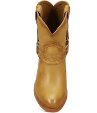 Frye Billy Leather O-Ring Harness Hardware Short Booties