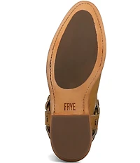 Frye Billy Leather O-Ring Harness Hardware Short Booties