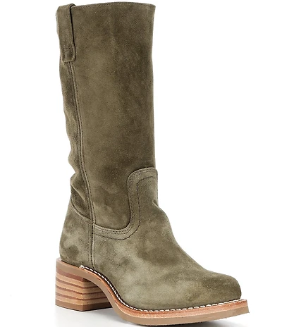 Frye Campus 12R Tall Suede Riding Boots