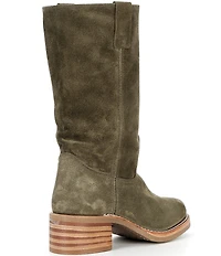Frye Campus 12R Tall Suede Riding Boots