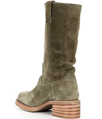 Frye Campus 12R Tall Suede Riding Boots