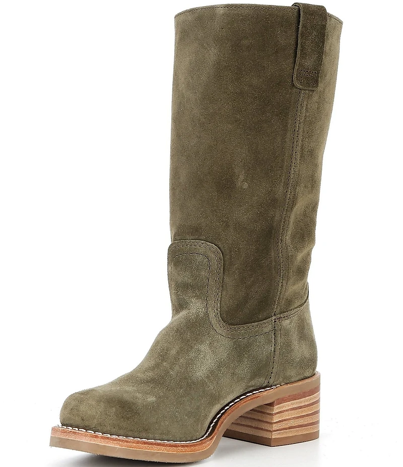 Frye Campus 12R Tall Suede Riding Boots