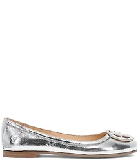 Frye Carson Leather Logo Ballet Flats