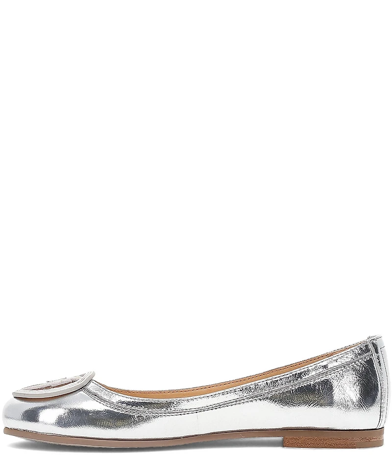 Frye Carson Leather Logo Ballet Flats