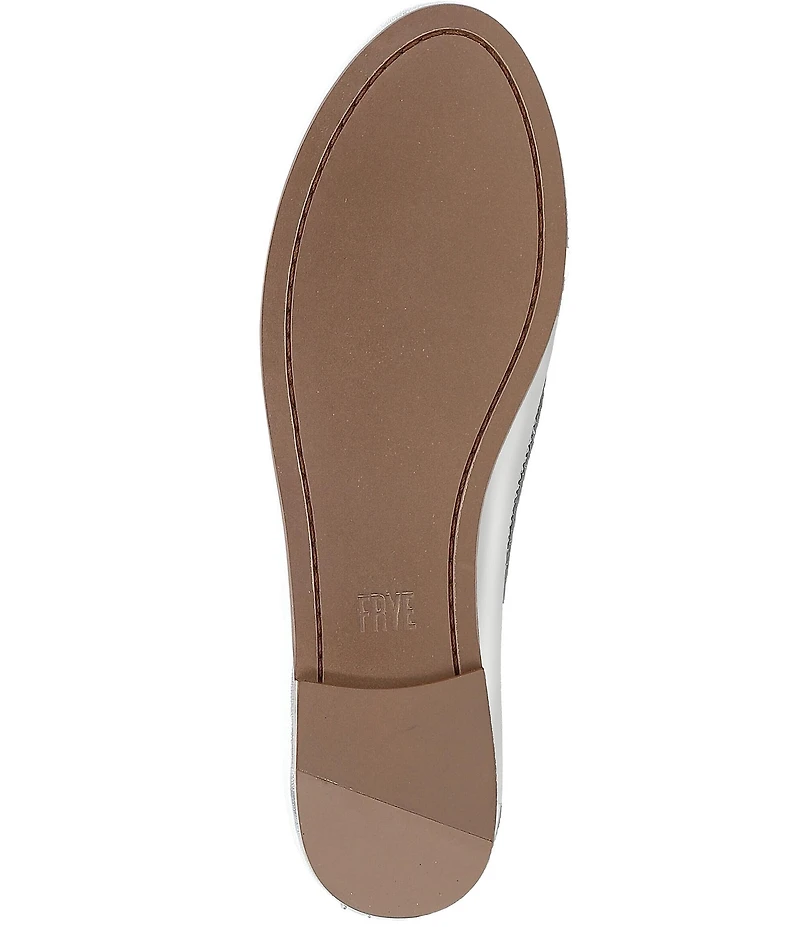 Frye Carson Leather Logo Ballet Flats