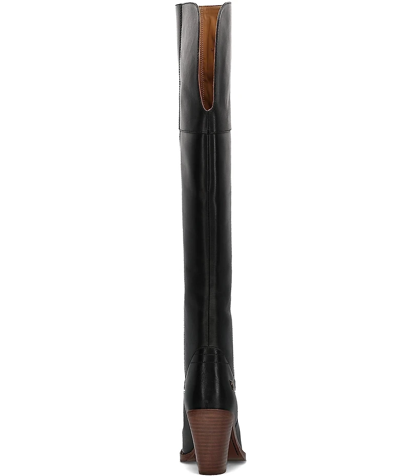 Frye Corinne Leather Over The Knee Boots