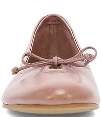 Frye Emma Leather Bow Ballet Flats