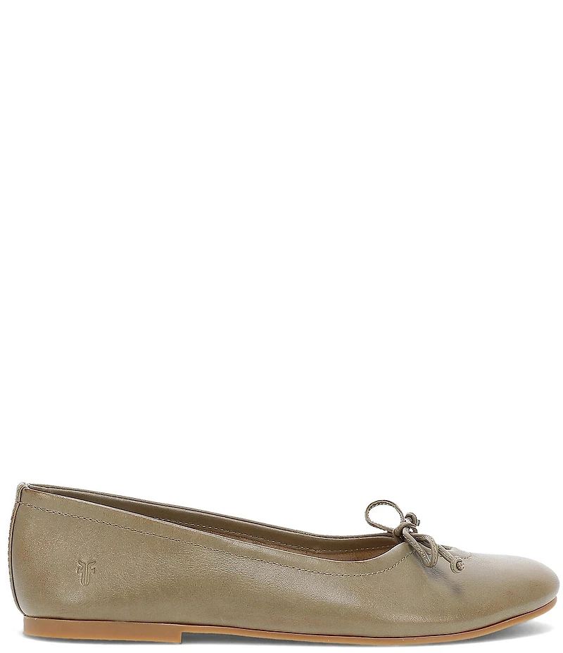 Frye Emma Leather Bow Ballet Flats