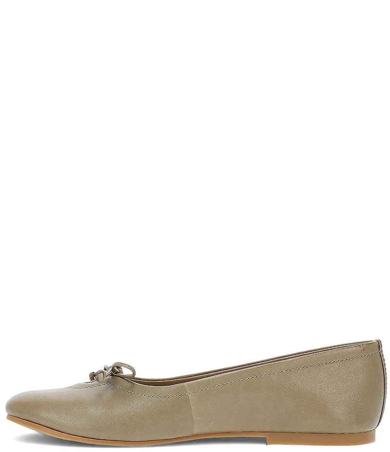 Frye Emma Leather Bow Ballet Flats