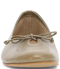 Frye Emma Leather Bow Ballet Flats