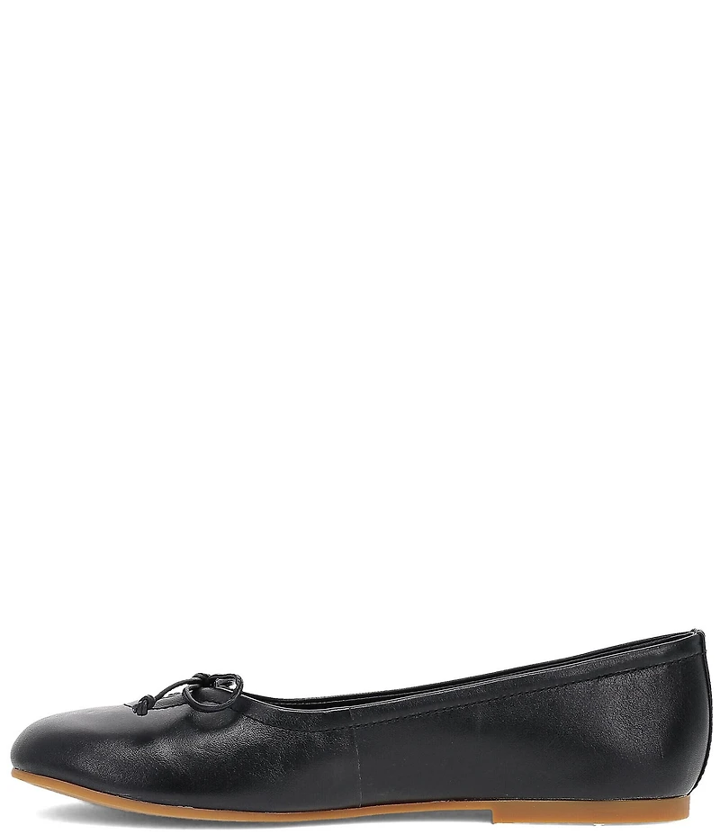 Frye Emma Leather Bow Ballet Flats