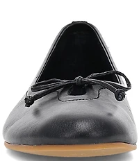 Frye Emma Leather Bow Ballet Flats