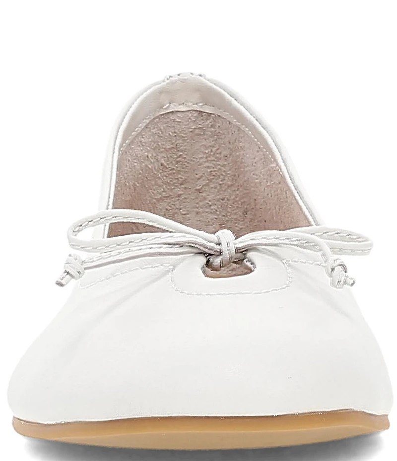 Frye Emma Leather Bow Ballet Flats