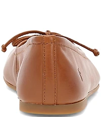 Frye Emma Leather Bow Ballet Flats