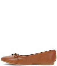 Frye Emma Leather Bow Ballet Flats