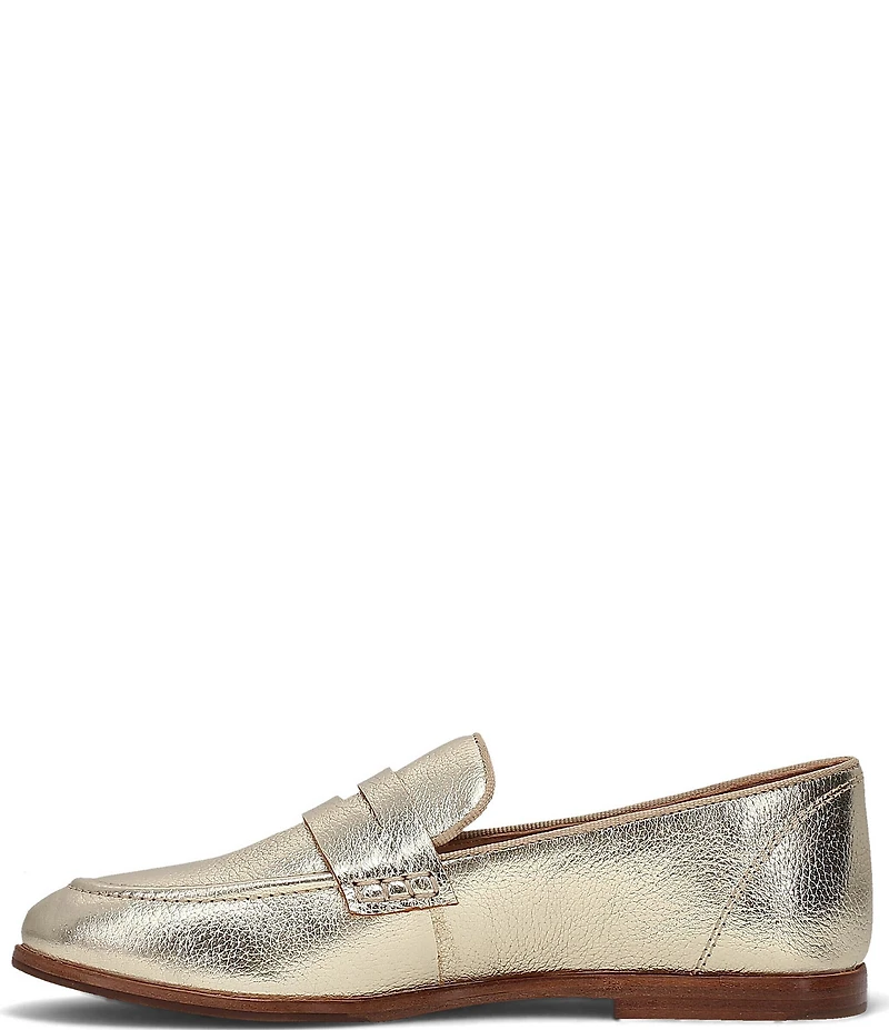 Frye Faith Leather Penny Loafers