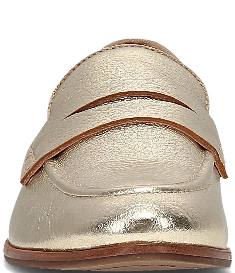 Frye Faith Leather Penny Loafers