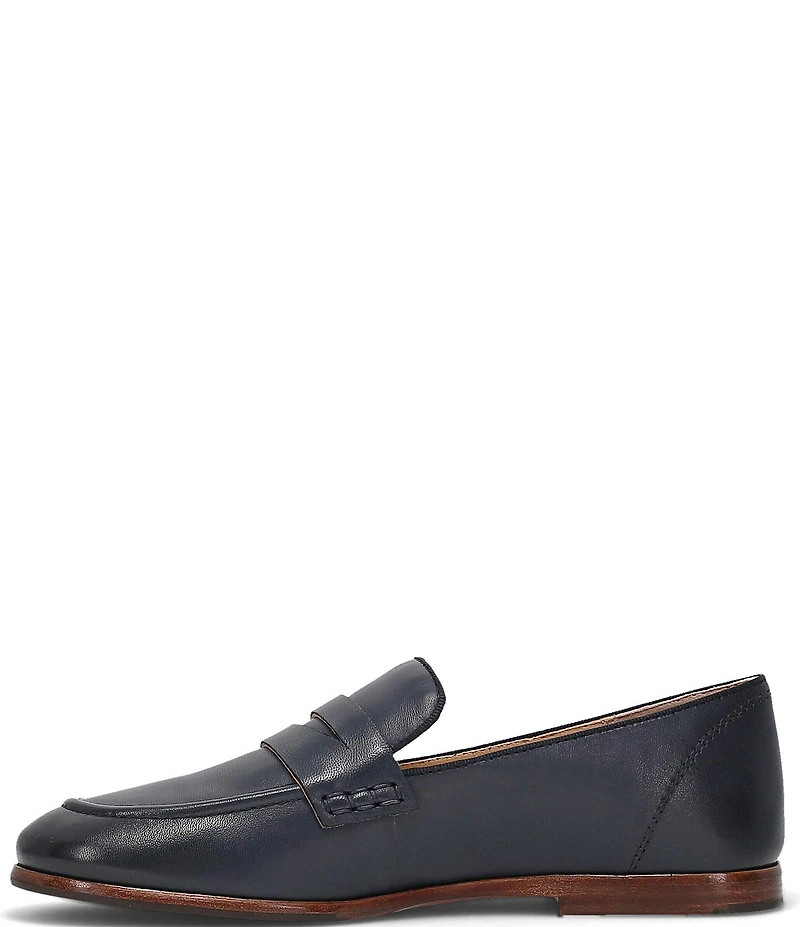 Frye Faith Leather Penny Loafers