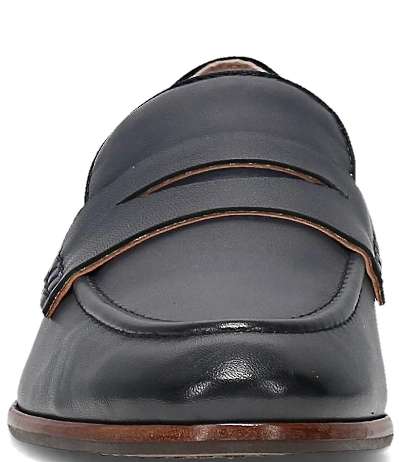Frye Faith Leather Penny Loafers