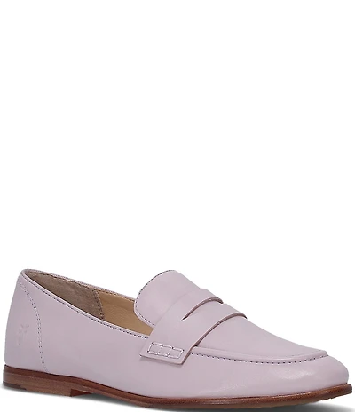 Frye Faith Leather Penny Loafers