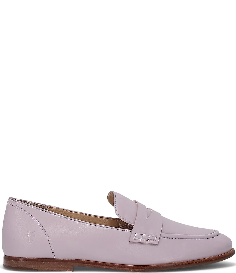 Frye Faith Leather Penny Loafers