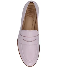 Frye Faith Leather Penny Loafers