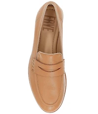 Frye Faith Leather Penny Loafers