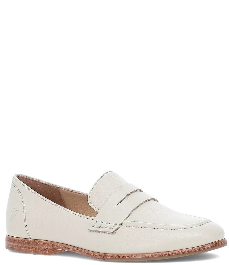 Frye Faith Leather Penny Loafers