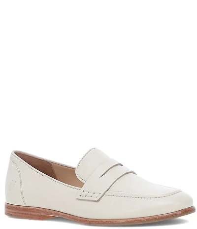 Frye Faith Leather Penny Loafers