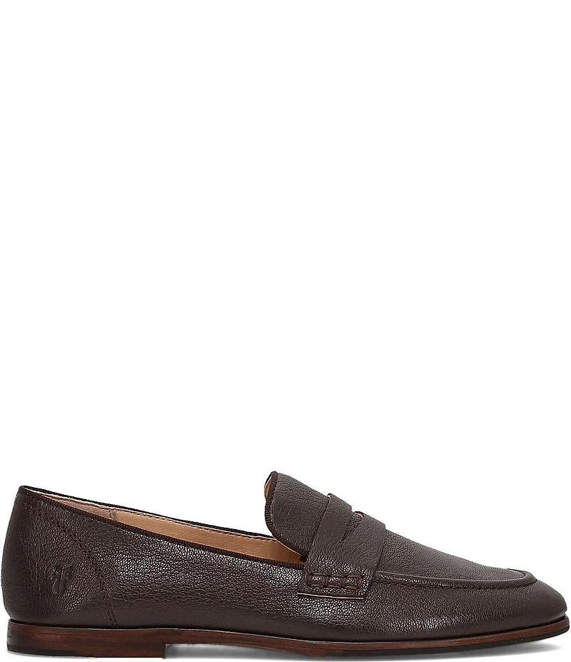 Frye Faith Leather Penny Loafers