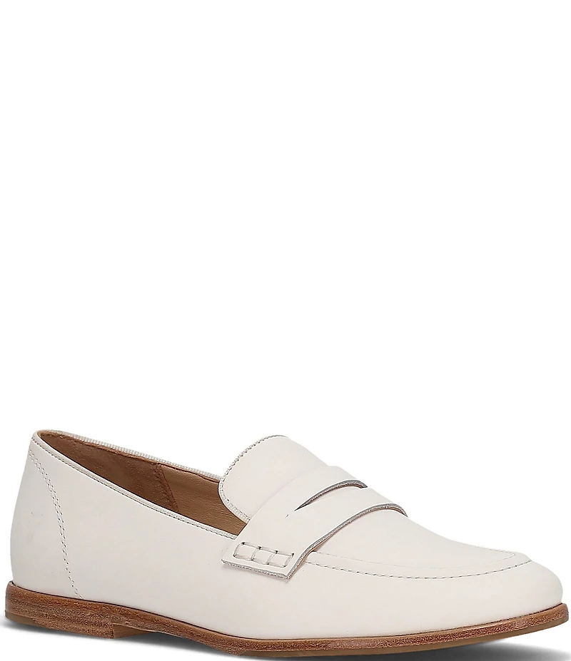Frye Faith Leather Penny Loafers