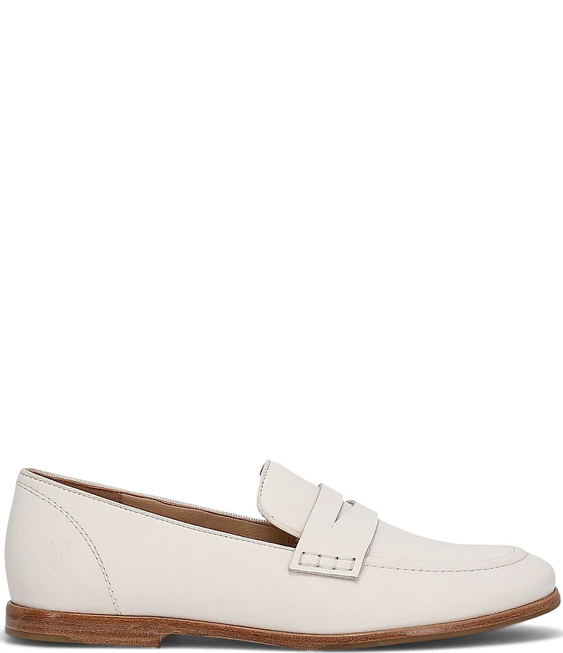Frye Faith Leather Penny Loafers