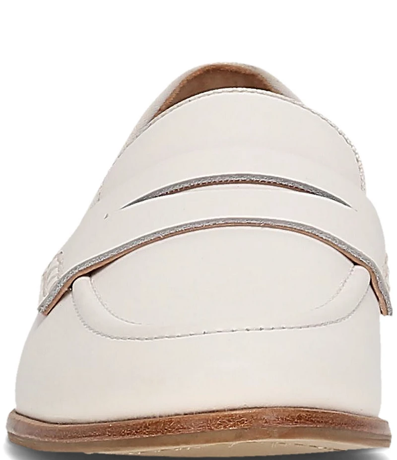 Frye Faith Leather Penny Loafers