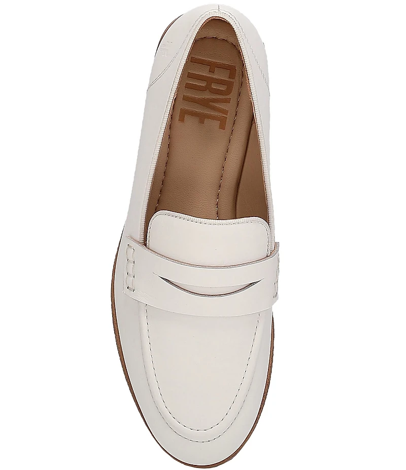 Frye Faith Leather Penny Loafers