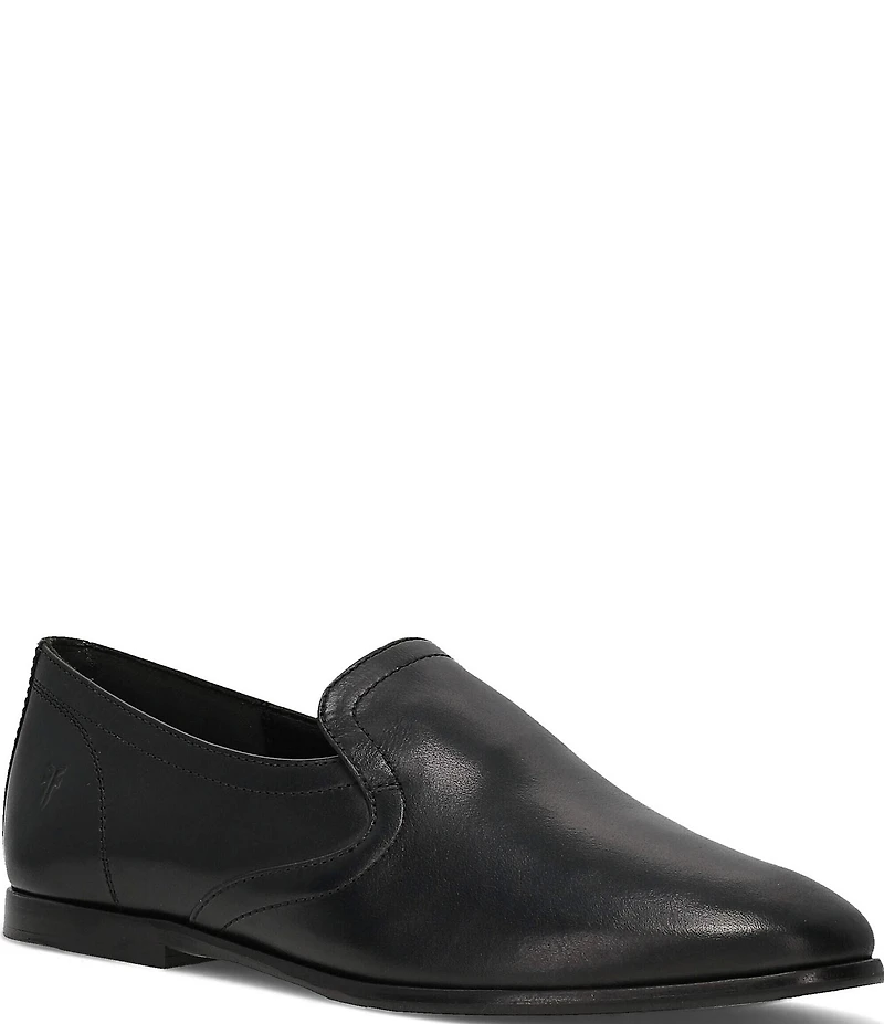 Frye Faith Leather Slip On Flats