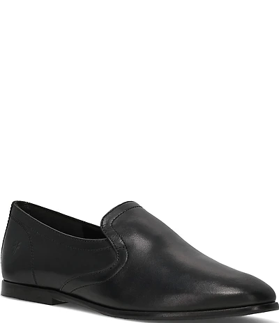 Frye Faith Leather Slip On Flats