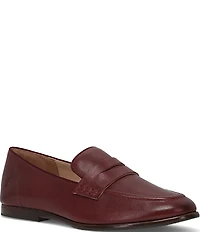 Frye Faith Leather Slip On Loafers