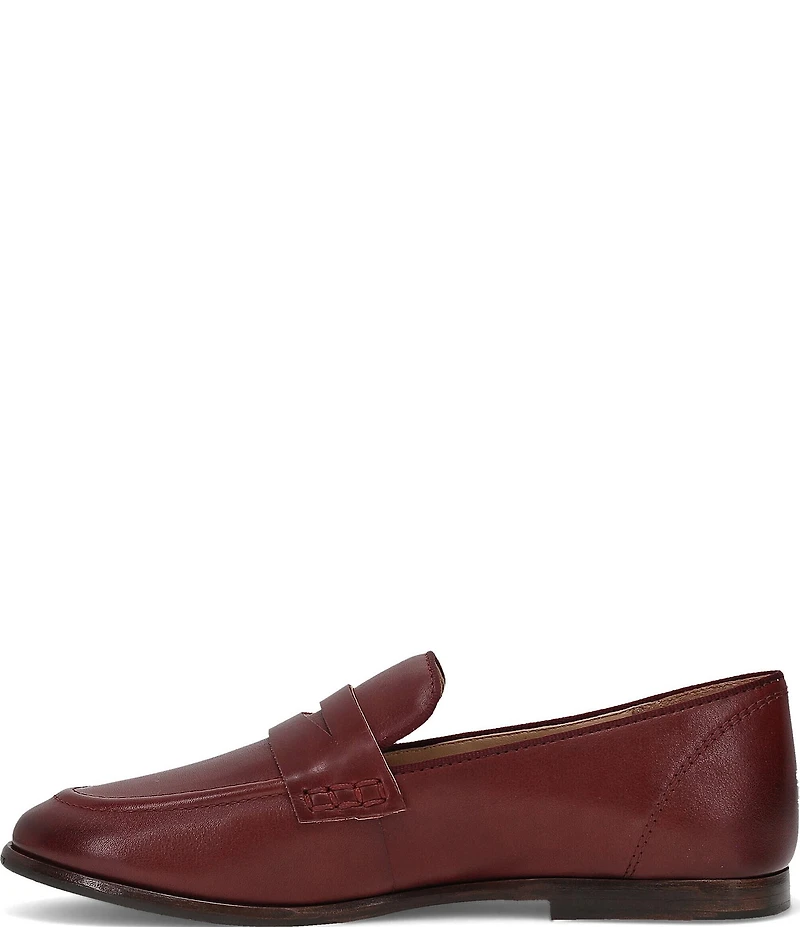 Frye Faith Leather Slip On Loafers