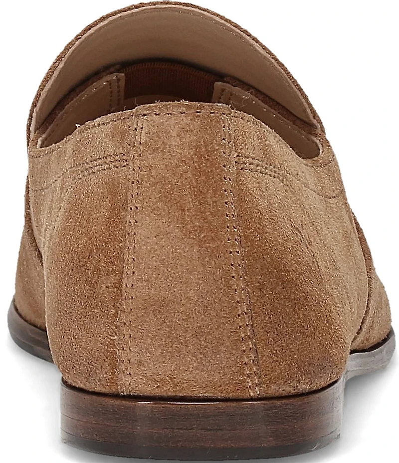 Frye Faith Suede Slip On Loafers