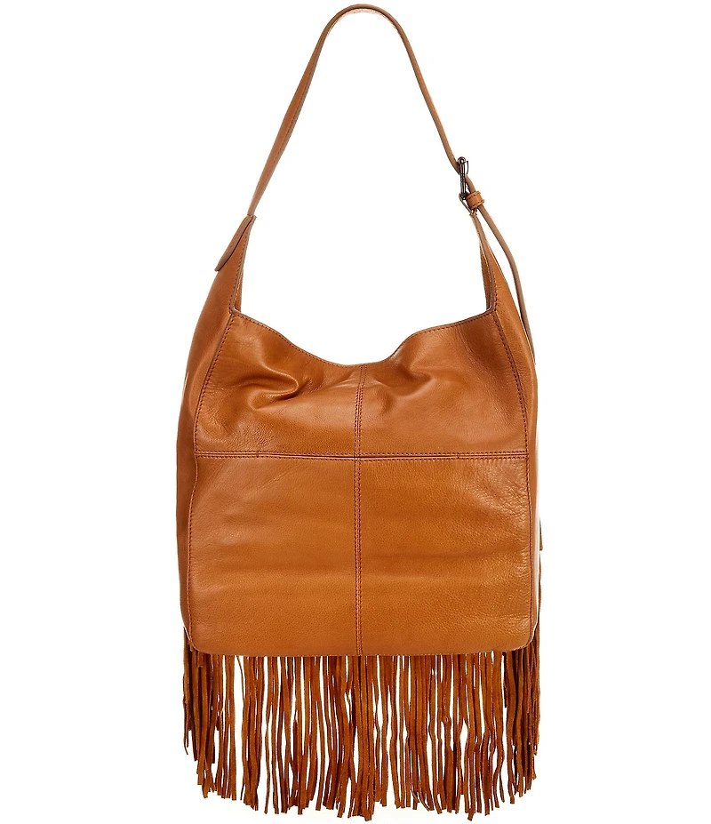 Frye Faye Fringe Slouchy Hobo Shoulder Bag