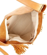 Frye Faye Fringe Slouchy Hobo Shoulder Bag
