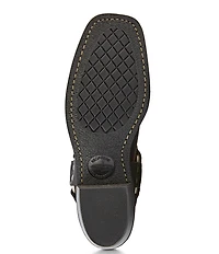 Frye Harness Leather 8R Leather O-Ring Harness Hardware Square Toe Moto Boots