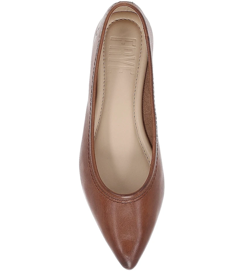 Frye Heather Leather Ballet Flats
