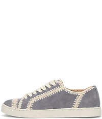 Frye Ivy Crochet Low Lace Suede Sneakers