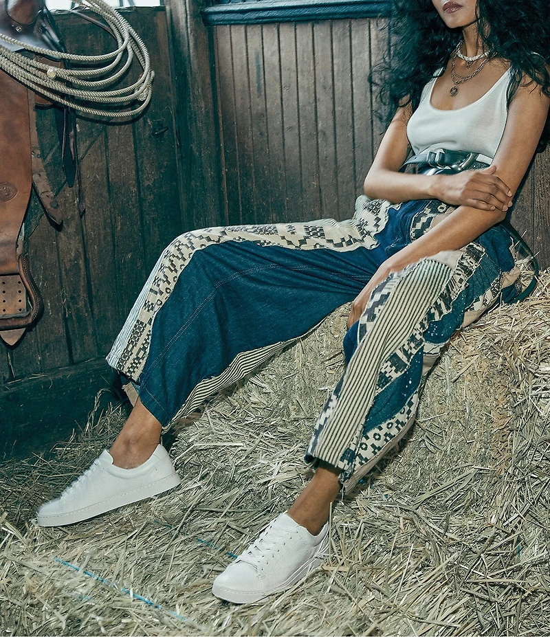 Frye Ivy Leather Lace Up Sneakers