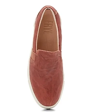 Frye Ivy Slip On Leather Sneakers