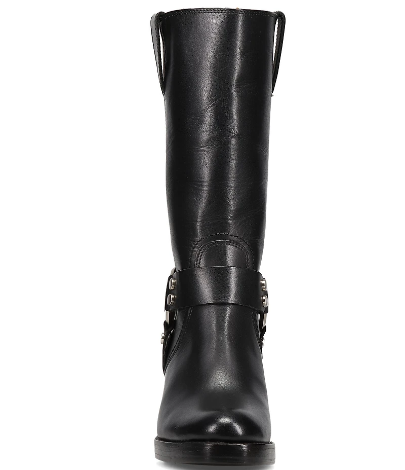 Frye Jean Leather O-Ring Harness Hardware Tall Boots