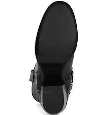 Frye Jean Leather O-Ring Harness Hardware Tall Boots